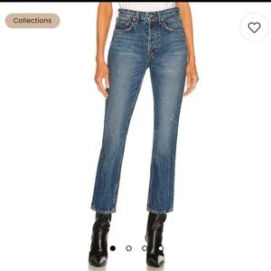 GRLFRND Karolina high rise straight size 25